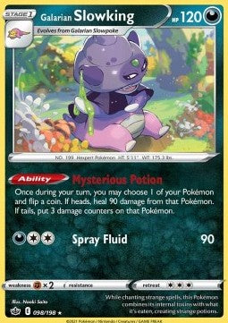Galarian Slowking - Chilling Reign (Holo Rare) [CRE-098] Hauptbild
