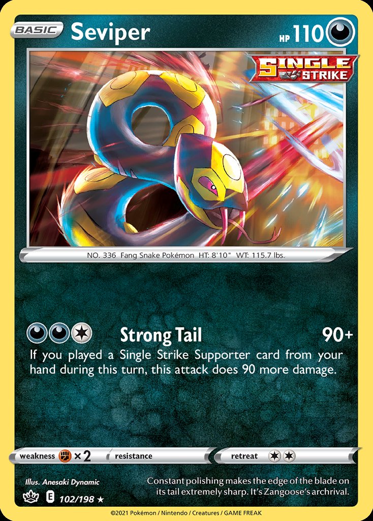 Seviper - Chilling Reign (Rare) [CRE-102] Image principale du produit