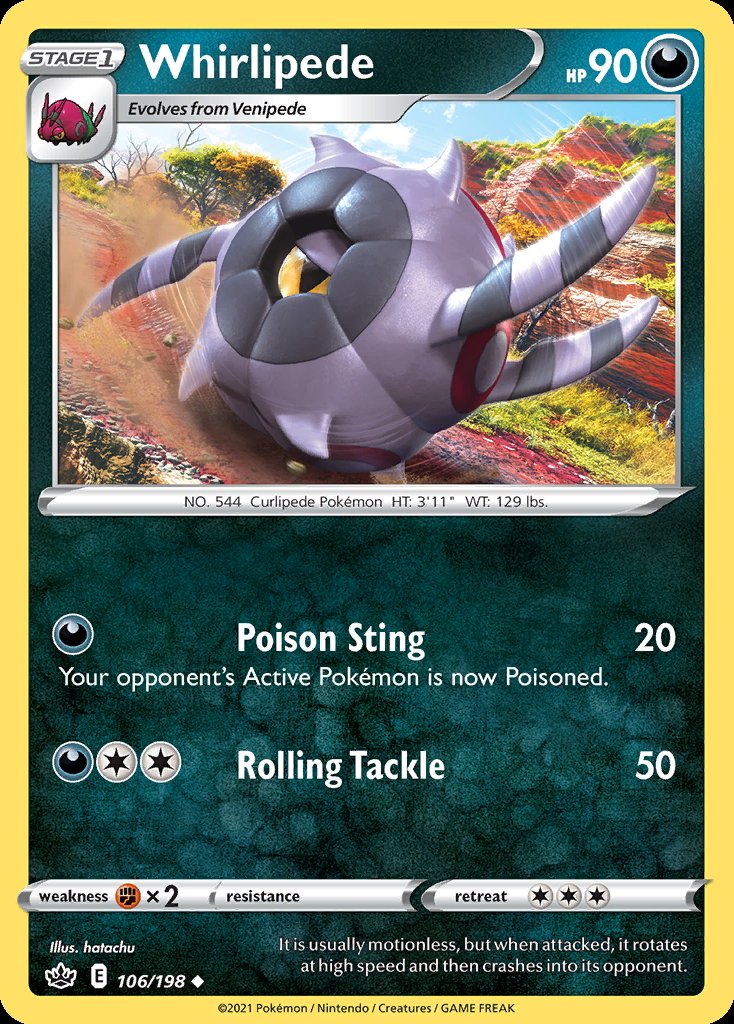 Whirlipede - Chilling Reign (Uncommon) [CRE-106] Hoofdafbeelding