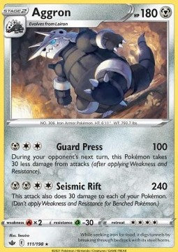 Aggron - Chilling Reign (Rare) [CRE-111] Immagine principale del prodotto