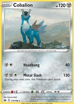 Cobalion - Chilling Reign (Holo Rare) [CRE-114] Hauptbild