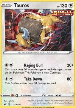 Tauros - Chilling Reign (Holo Rare) [CRE-115] Hover Image