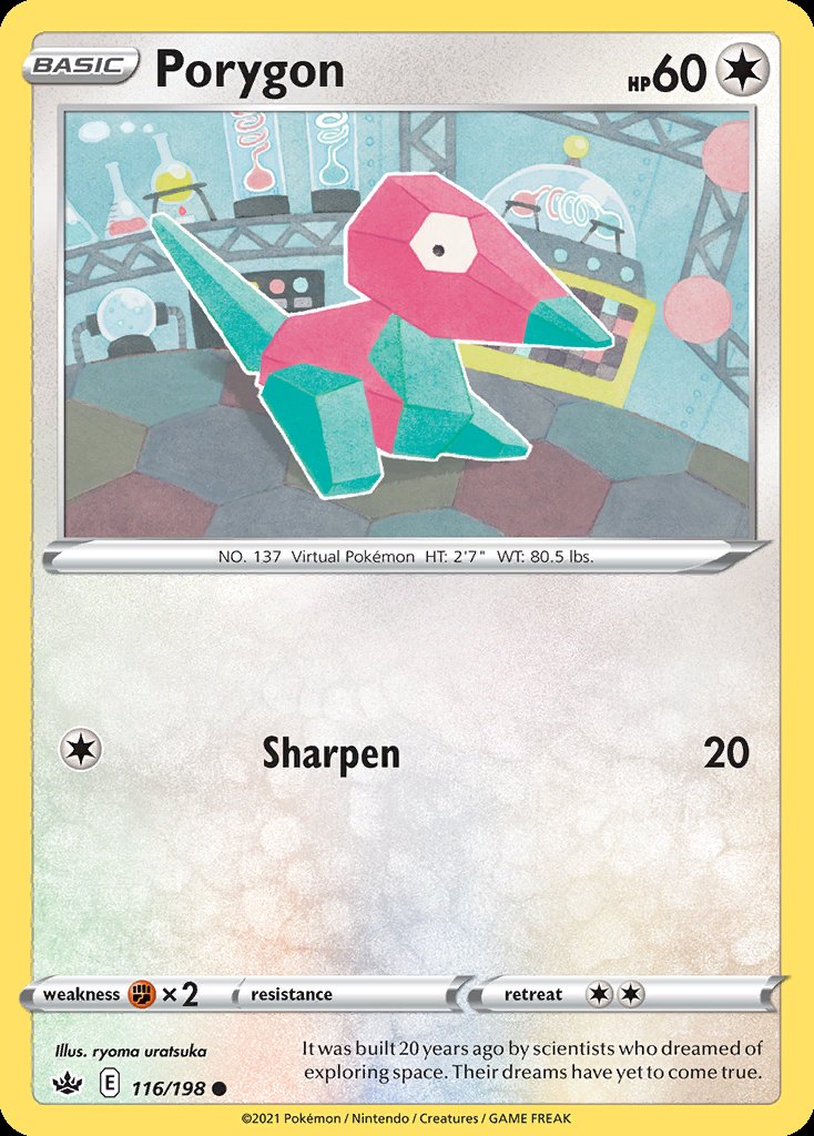Porygon - Chilling Reign (Common) [CRE-116] Immagine principale del prodotto