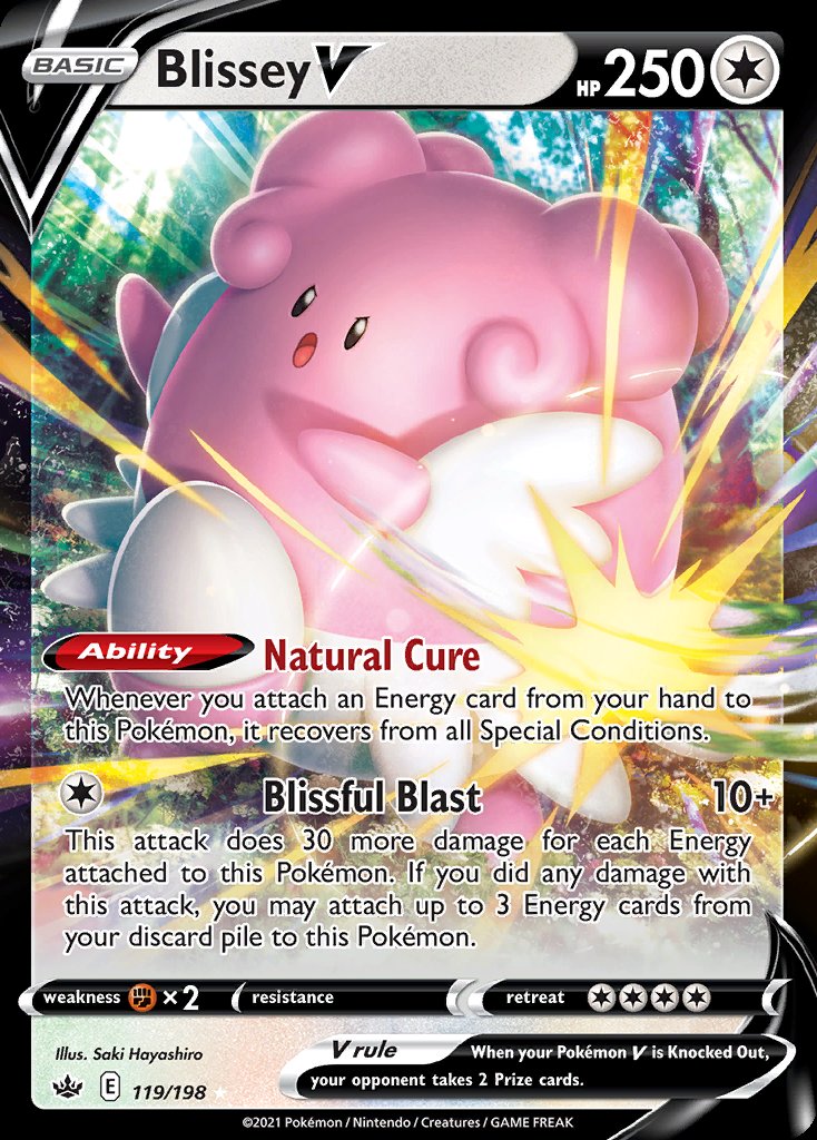 Blissey V - Chilling Reign (Ultra Rare) [CRE-119] Image principale du produit