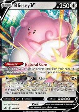 Blissey V - Chilling Reign (Ultra Rare) [CRE-119] Hover Image