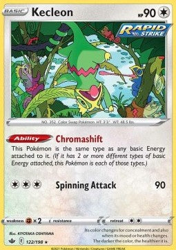 Kecleon - Chilling Reign (Rare) [CRE-122] Hover Image