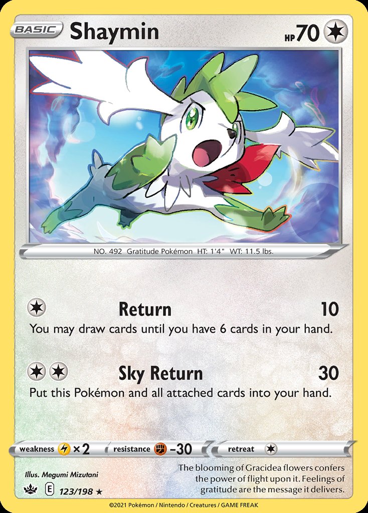 Shaymin - Chilling Reign (Holo Rare) [CRE-123] Immagine principale del prodotto