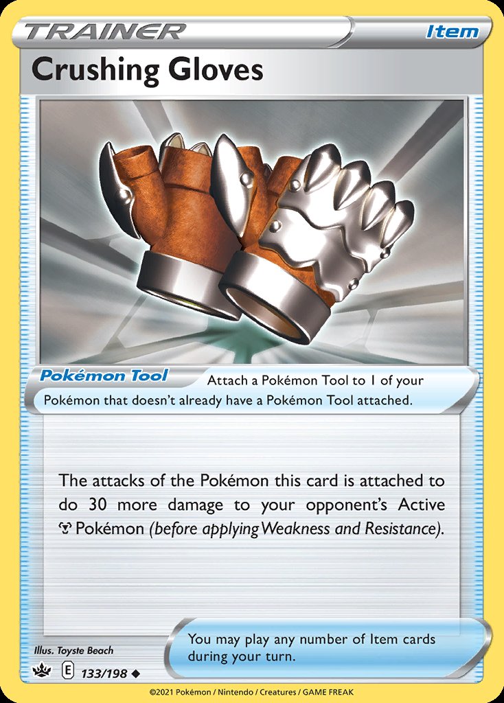 Crushing Gloves - Chilling Reign (Uncommon) [CRE-133] Immagine principale del prodotto