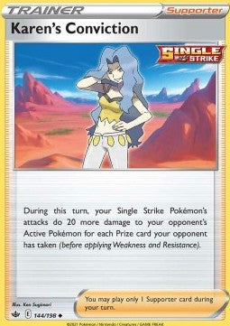 Karen's Conviction - Chilling Reign (Uncommon) [CRE-144] Hover Image