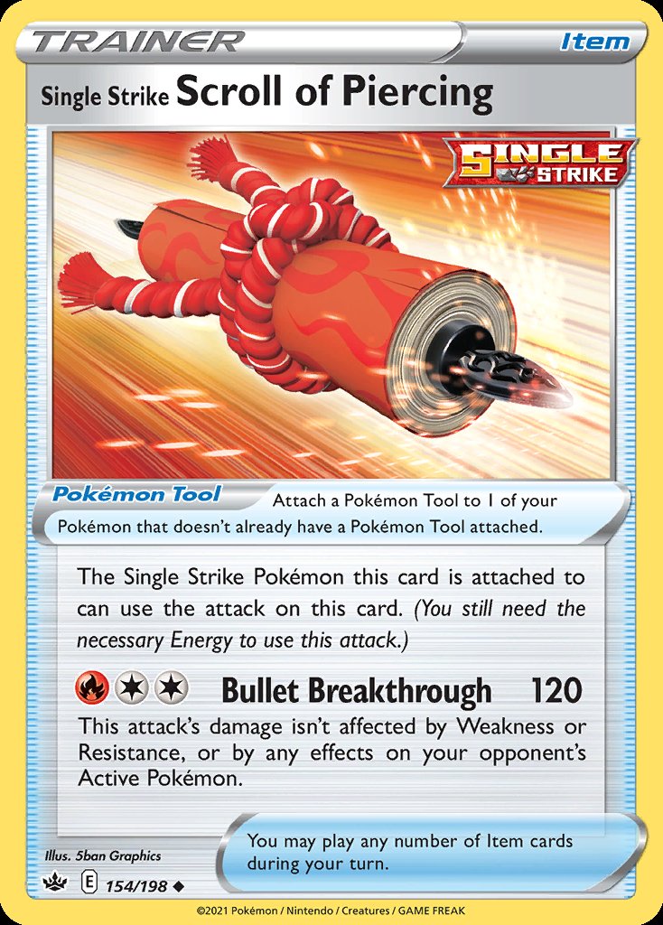 Single Strike Scroll of Piercing - Chilling Reign (Uncommon) [CRE-154] Immagine principale del prodotto