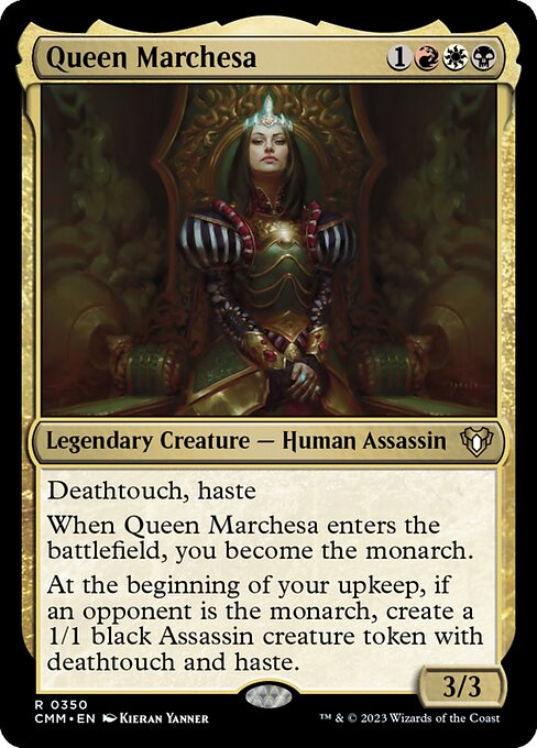 Queen Marchesa – Commander Masters (CMM-350) Magic: The Gathering card Immagine principale del prodotto