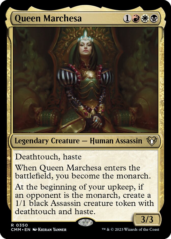 Magic-kaart Queen Marchesa CMM-350 uit Commander Masters (Rare)