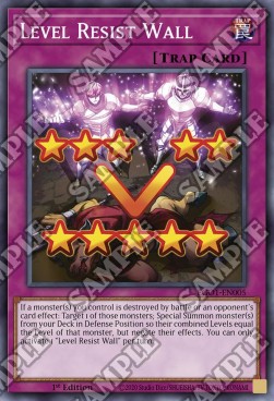 Level Resist Wall - Egyptian God Deck: Obelisk the Tormentor (Super Rare) [EGO1-005] Hoofdafbeelding