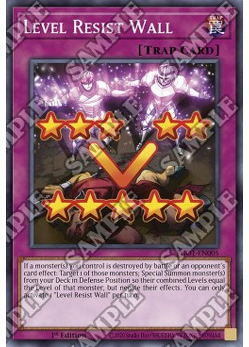 Level Resist Wall — Egyptian God Deck: Obelisk the Tormentor (EGO1-005) Yu-Gi-Oh! card Image principale du produit