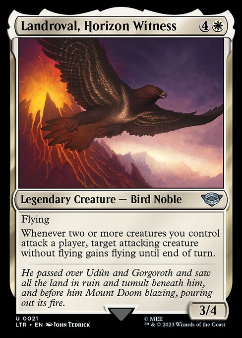 Landroval, Horizon Witness – The Lord of the Rings: Tales of Middle-earth (LTR-21) Magic: The Gathering card | LC-REM-20260804-15150948745548-5684483b-9a6a-499b-a5e1-e2815ee03cdb