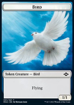 Bird Token (White 1/1) - Modern Horizons 2: Extras (Token) [XMH2-T01] Hauptbild