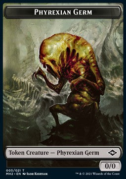 Phyrexian Germ Token (Black 0/0) - Modern Horizons 2: Extras (Token) [XMH2-T03]