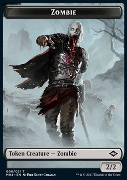 Zombie Token (Black 2/2) - Modern Horizons 2: Extras (Token) [XMH2-T06] Hauptbild