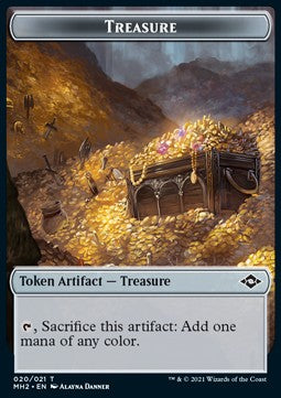 Treasure Token (V.1) - Modern Horizons 2: Extras (Token) [XMH2-T20] Main image