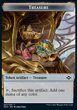Treasure Token (V.2) - Modern Horizons 2: Extras (Token) [XMH2-T21] Hauptbild