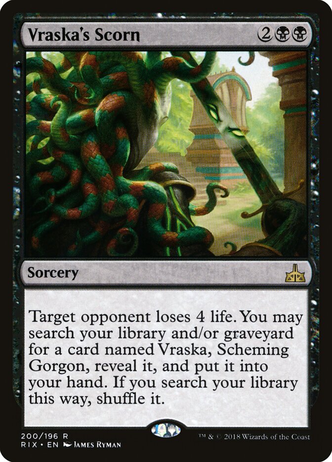 Vraska's Scorn - Rivals of Ixalan (Rare) [RIX-200]