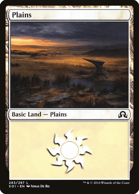 Plains – Shadows over Innistrad (SOI-283) Magic: The Gathering card