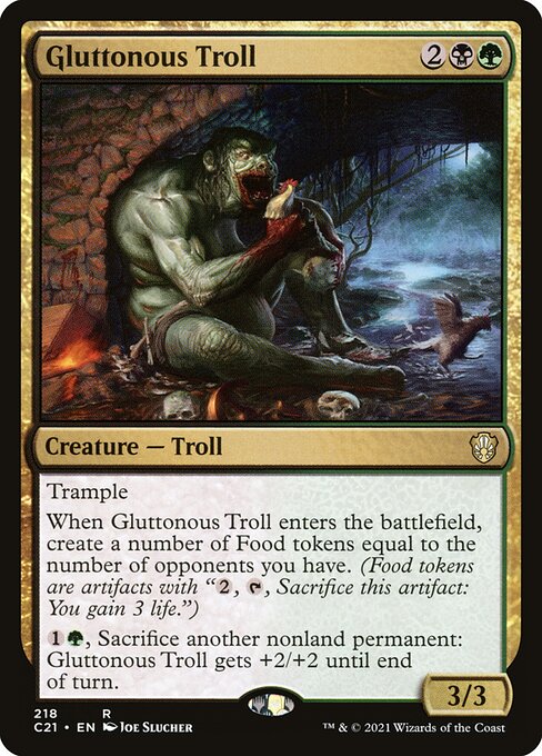Gluttonous Troll – Commander 2021 (C21-218) Magic: The Gathering card | LC-REM-20260804-15339569447244-56c560ee-ae26-4d52-a5b3-18f247ffcb15