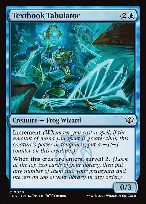 Textbook Tabulator – Secrets of Strixhaven (SOS-70) Magic: The Gathering card