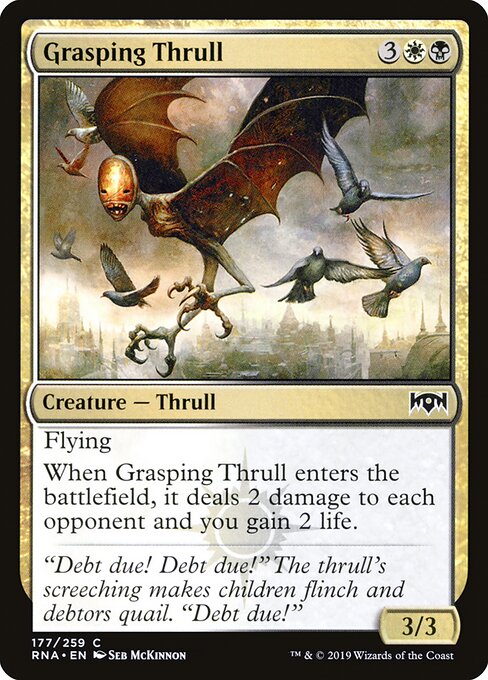 Grasping Thrull – Ravnica Allegiance (RNA-177) Magic: The Gathering card