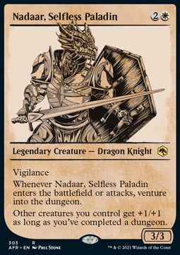 Nadaar, Selfless Paladin - Adventures in the Forgotten Realms: Extras (Rare) [XAFR-303] Main image