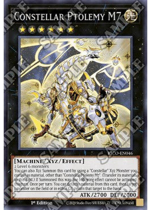 Constellar Ptolemy M7 — King's Court (KICO-046) Yu-Gi-Oh! card Imagen principal del producto