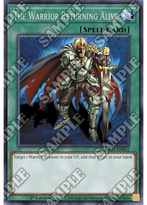 The Warrior Returning Alive — King's Court (KICO-052) Yu-Gi-Oh! card Imagen principal del producto