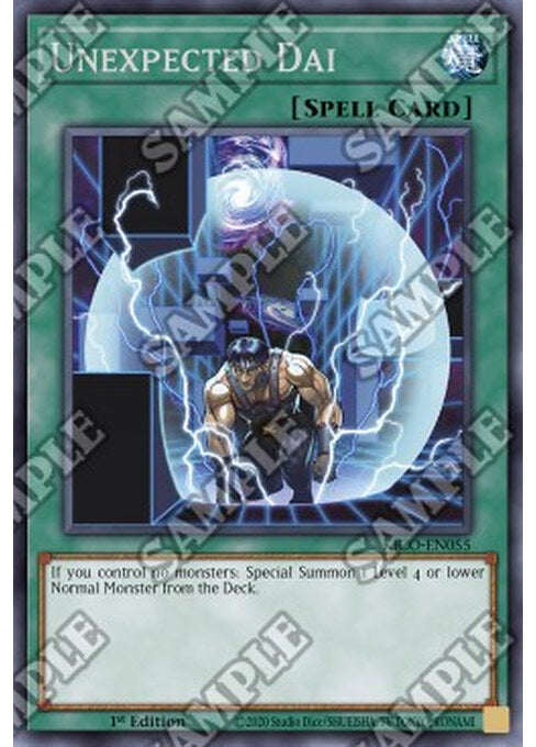 Unexpected Dai — King's Court (KICO-055) Yu-Gi-Oh! card Imagen principal del producto