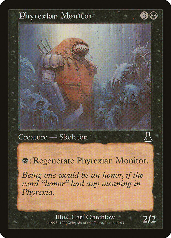 Magic-kaart Phyrexian Monitor UDS-64 uit Urza's Destiny (Common) Imagen principal del producto