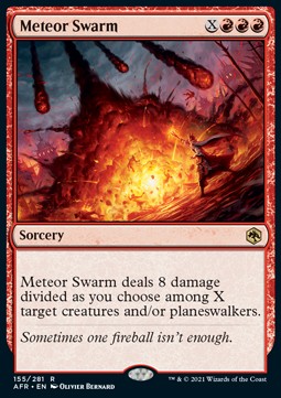 Meteor Swarm - Adventures in the Forgotten Realms (Rare) [AFR-155] Hover Image