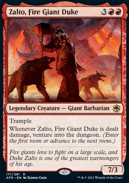 Zalto, Fire Giant Duke - Adventures in the Forgotten Realms (Rare) [AFR-171] Main image
