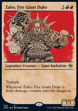 Zalto, Fire Giant Duke - Adventures in the Forgotten Realms: Extras (Rare) [XAFR-323] Main image