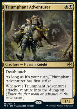 Triumphant Adventurer - Adventures in the Forgotten Realms (Rare) [AFR-237] Image principale du produit