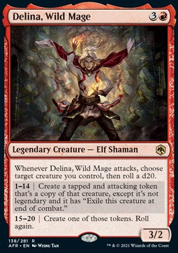 Delina, Wild Mage - Adventures in the Forgotten Realms (Rare) [AFR-138] Image principale du produit