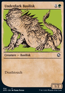 Underdark Basilisk - Adventures in the Forgotten Realms: Extras (Common) [XAFR-334] Main image