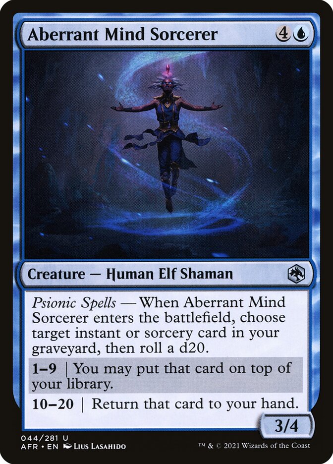 Aberrant Mind Sorcerer - Adventures in the Forgotten Realms (Uncommon) [AFR-44] Main image