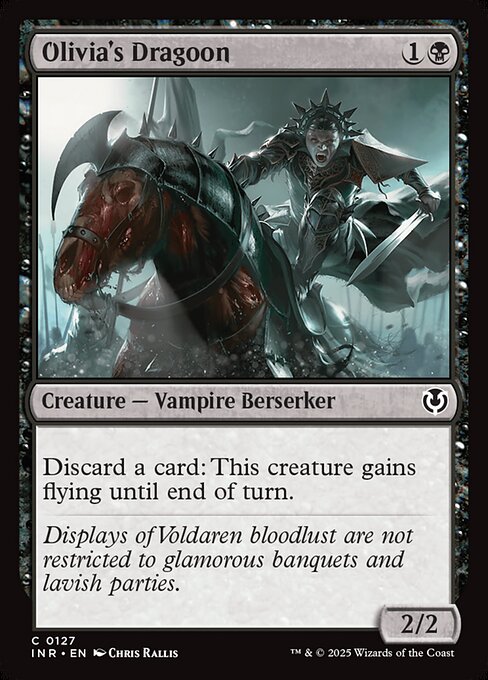 Olivia's Dragoon – Innistrad Remastered (INR-127) Magic: The Gathering card