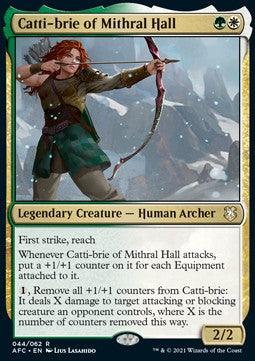 Catti-brie of Mithral Hall - Commander: Adventures in the Forgotten Realms (Rare) [AFC-44] Main image
