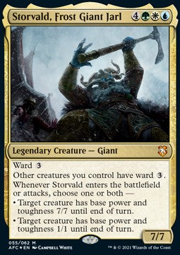 Storvald, Frost Giant Jarl - Commander: Adventures in the Forgotten Realms (Mythic) [AFC-55] Main image