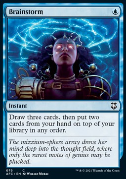 Brainstorm - Commander: Adventures in the Forgotten Realms (Common) [AFC-79]