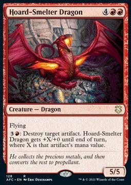 Hoard-Smelter Dragon - Commander: Adventures in the Forgotten Realms (Rare) [AFC-128] Main image