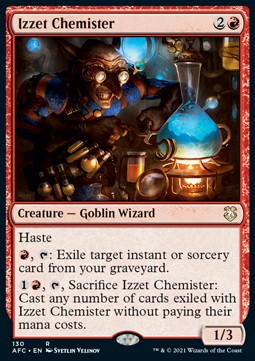 Izzet Chemister - Commander: Adventures in the Forgotten Realms (Rare) [AFC-130]