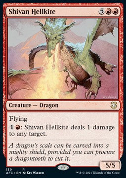 Shivan Hellkite - Commander: Adventures in the Forgotten Realms (Rare) [AFC-139] Main image
