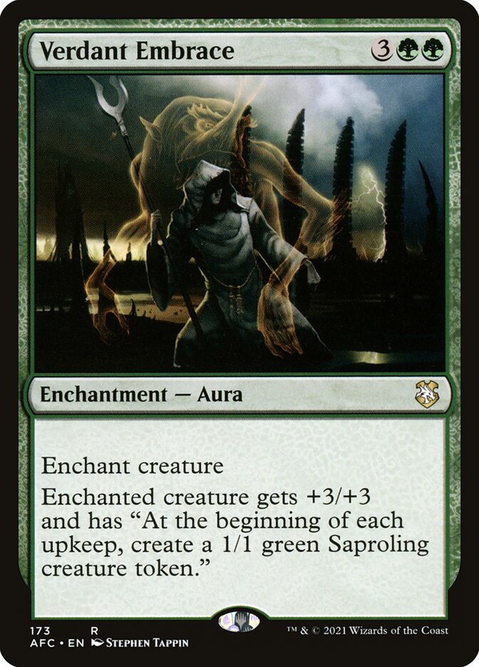 Verdant Embrace - Commander: Adventures in the Forgotten Realms (Rare) [AFC-173]