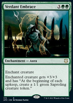Verdant Embrace - Commander: Adventures in the Forgotten Realms (Rare) [AFC-173] Main image